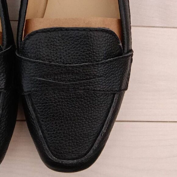 Talbots Women's Jessie Genuine Leather Loafer Flats Black Size 6.5 - Picture 4 of 6